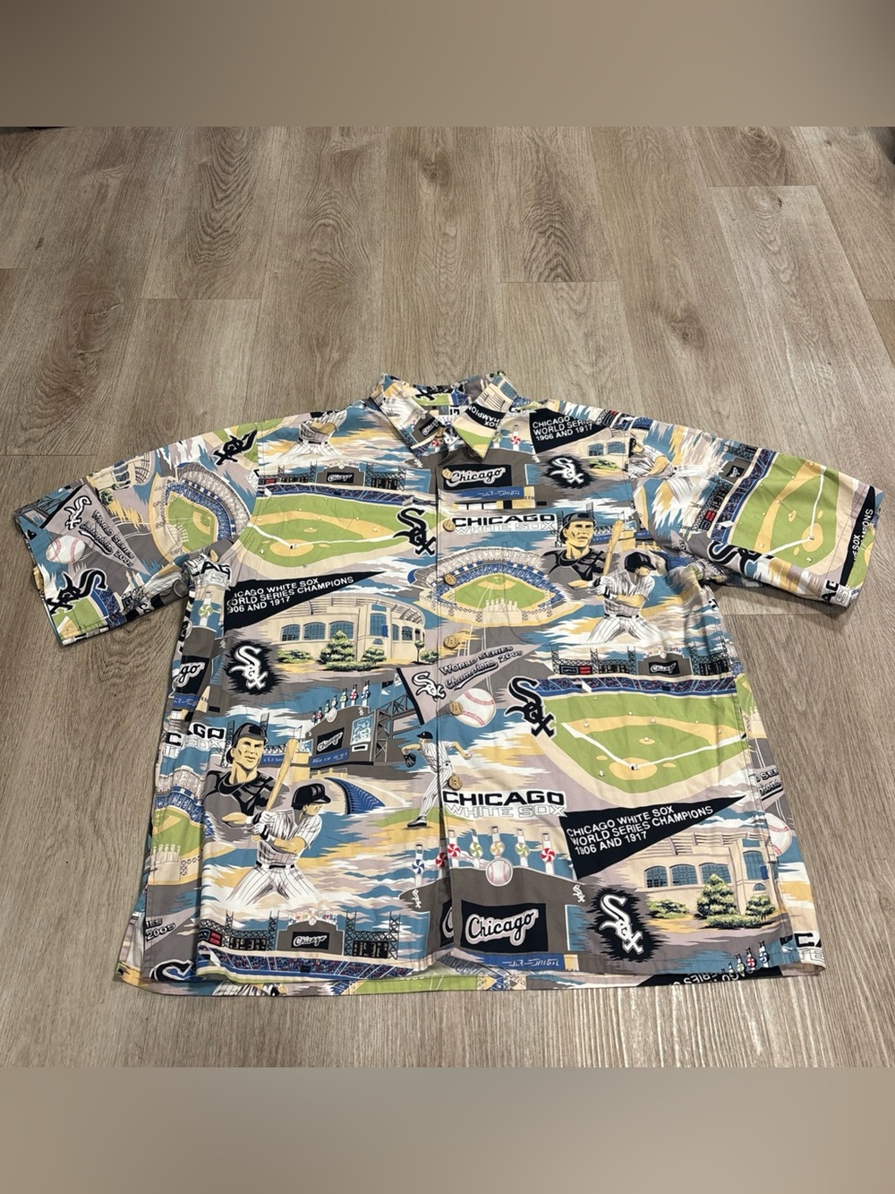 Reyn Spooner Chicago White Sox Shirt MLB Baseball Hawaiian AOP Mens XL MLB